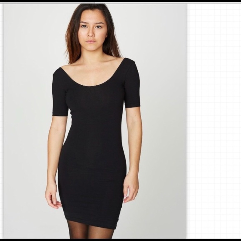 AmericanApparel Black Bodycon Dress